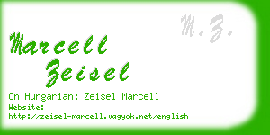 marcell zeisel business card